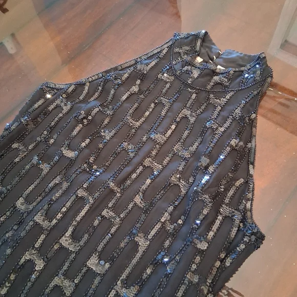 Vintage Sequined Gown - Picture 5 of 12